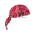 Costume en coton personnalisé Paisley Printed Promo Promotion Sports Bandana Cap Headscarf